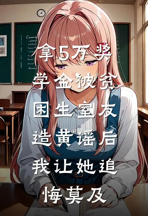 拿5万奖学金被贫困生室友造黄谣后，我让她追悔莫及