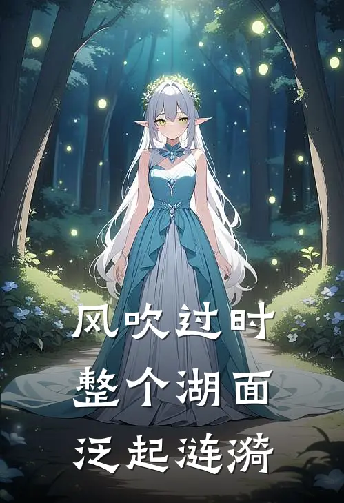 风吹过时整个湖面泛起涟漪